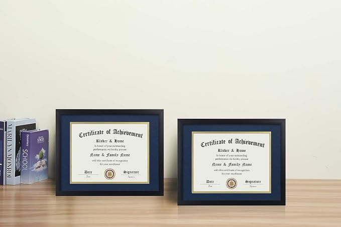 ELSKER&HOME 8.5x11 Certificate Frame - Image 3
