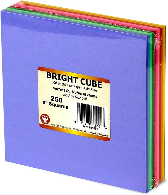 Hygloss Note Paper Cube - Image 5