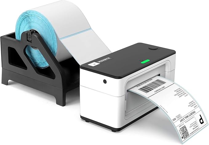 MUNBYN Label Holder for Rolls and Fan-Fold Labels, For Desktop Thermal Printer - Image 3