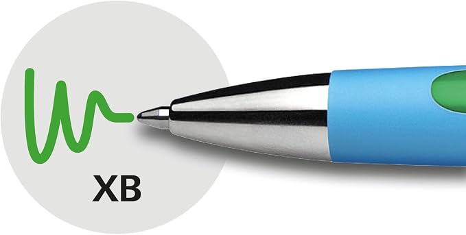 Schneider Slider Rave XB Ballpoint Pen, Refillable + Retractable, 1.4 mm - Image 5