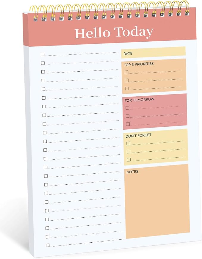 Taja To Do List Notepad by Taja