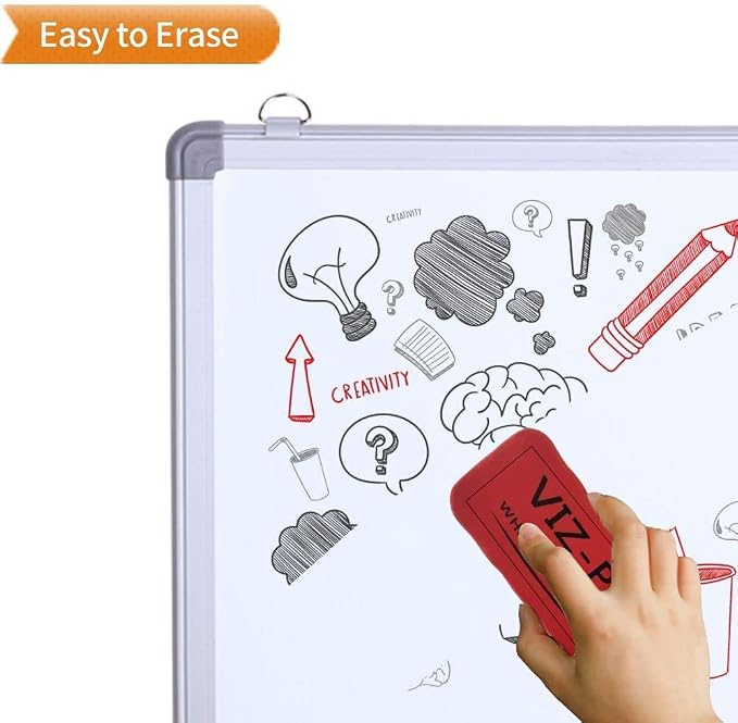 VIZ-PRO Magnetic White Board Eraser, 3 Colored Eraser, 3 Piece - Image 7