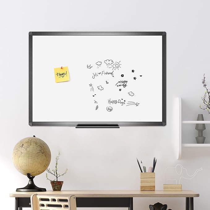 VIZ-PRO Magnetic Dry Erase White Board, 48 X 32 Inches - Image 5