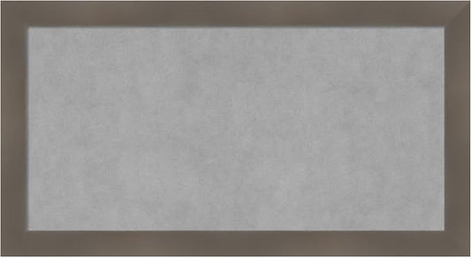 Amanti Art Grey Framed Magnetic Board 14x26 Small Vision Board by AmantiArt