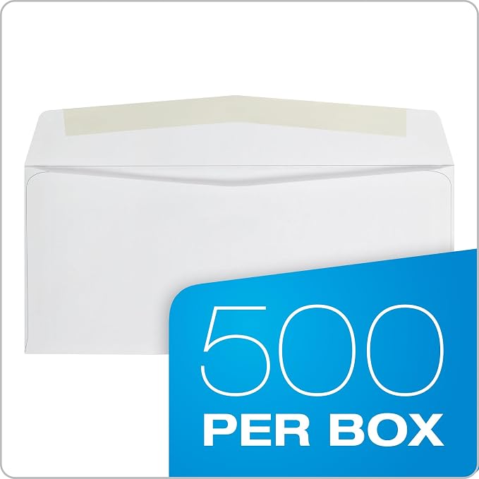 Quality Park #10 Envelopes, Letter Size White Mailing Envelopes, 4-1/8x9-1/2 - Image 6