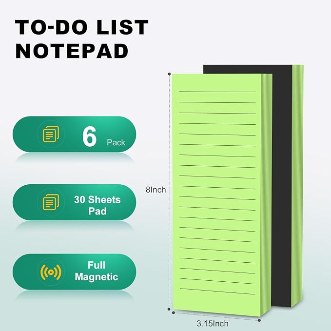 Magnetic Notepads Note Pads for Fridge - Image 2