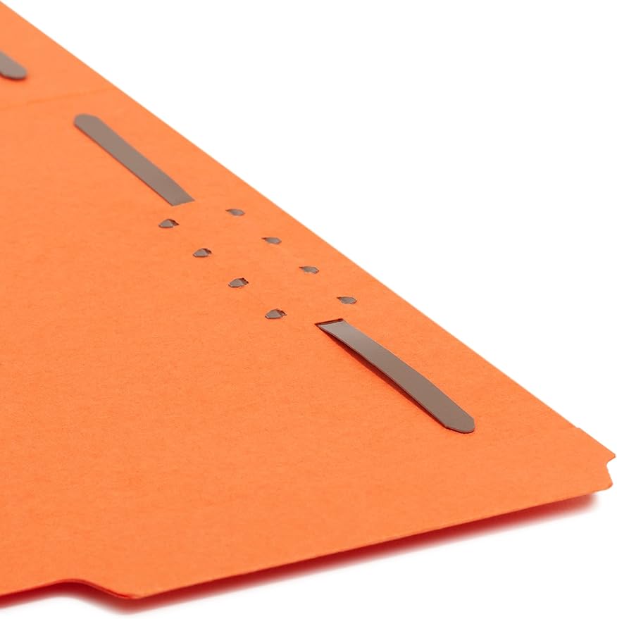 Smead Fastener File Folders, Reinforced 1/3-Cut Tabs, 2 Fasteners, Letter Size - Image 4