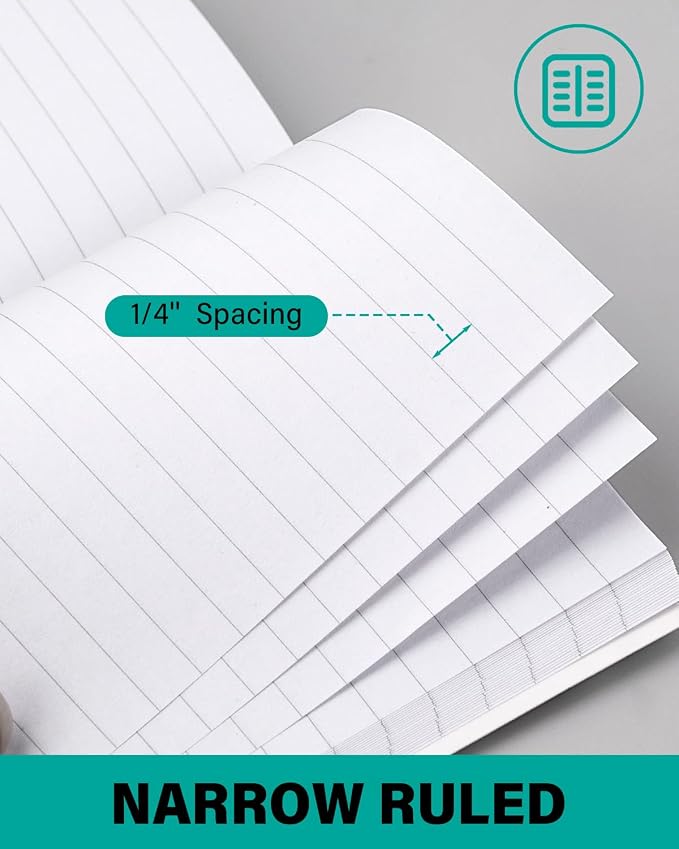 Dynta Mini Composition Notebooks Bulk, 40 Packs 3.25 x 4.5 inch Composition - Image 4