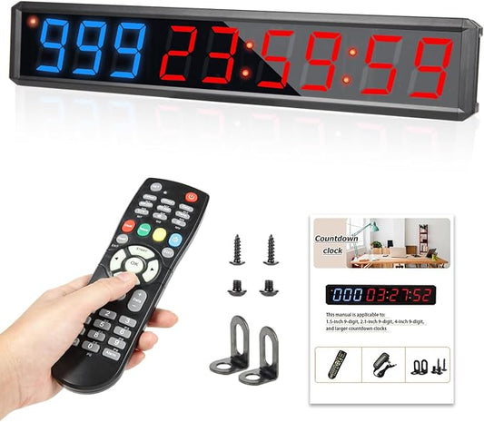 LED Countdown Clock, 999 Days, 23 Hours, 59 Minutes, 59 Seconds, Event by SMAHEAT