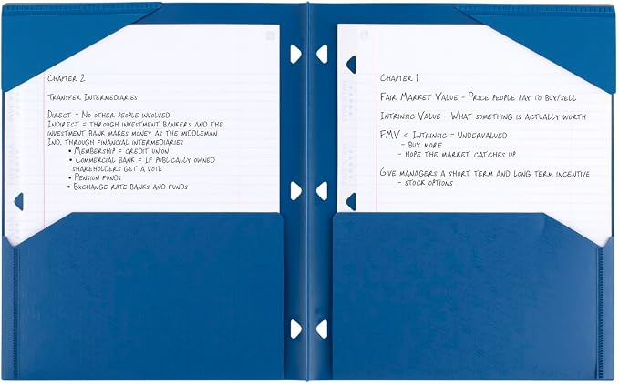 Five Star 2-Pocket Folder, Plastic Folder - Image 2