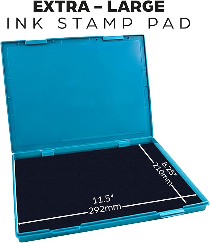 MaxMark Extra Large Blue Ink Stamp Pad - Image 2