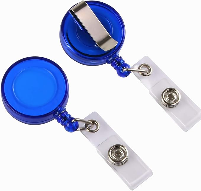 JANYUN 100 Pcs Badge Reels Retractable Badges Holder - Image 2