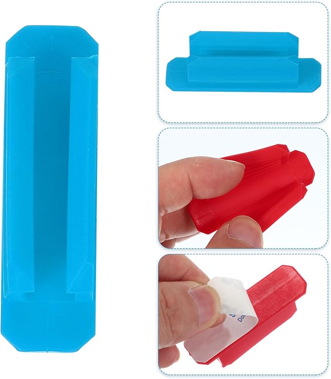 PATIKIL Pen Holder for Desk, 30 Pack Adhesive Pencil Holders Silicone Pencil - Image 3
