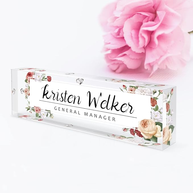 Desk Name Plate Personalized, Custom Name Plates - Image 4