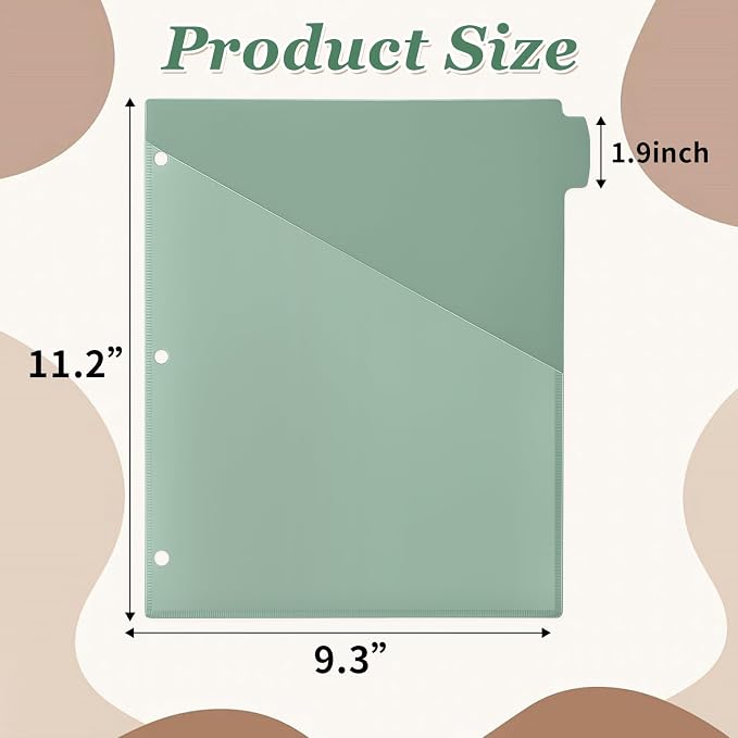 Epakh 12 Pcs Binder Dividers for 3 Rings Binders Index Dividers - Image 2