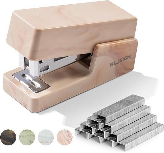 NUSIGN Mini Stapler with 830 Staples, Small Cute Desk Staplers, 25 Sheet by NUSIGN