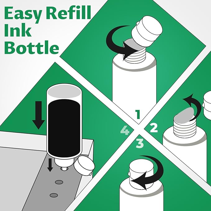 31 32XL Ink Bottle Set Compatible for Smart Tank 5101 7602 6001, Compatible for HP 31 Ink 32XL Black Ink Bottle for Smart Tank 5000 5102 7301 7001 Plus 651 570 551 455 457 450 All-in-One Printer-DeskLoop Office