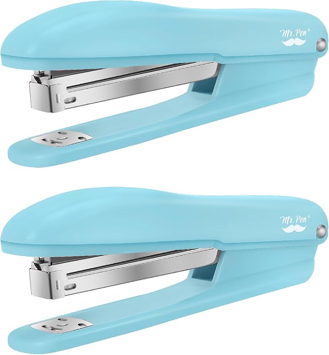 Mr. Pen- Office Stapler with Staples, 2 Pack, 200 Staples 1/4" | 20 Sheet by MrPen