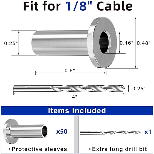 Steel DN Mate 50 Pack Stainless Steel Protector Sleeves - Image 2