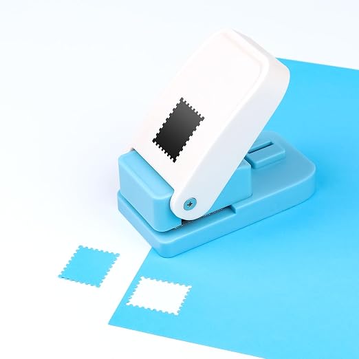 1x0.8inch Rectangular Postage Stamp Punch, Stamp Shape Hole Puncher - Image 7