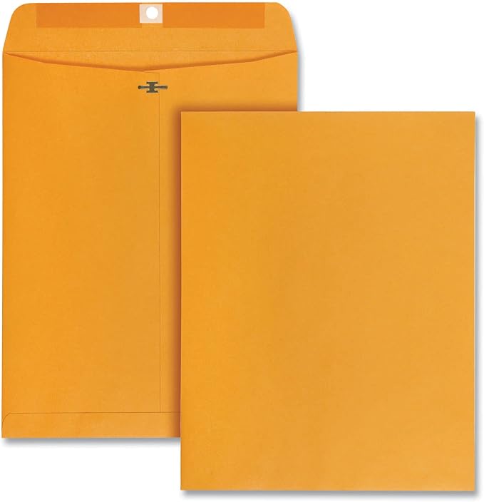 Quality Park 10 x 13 Clasp Envelopes, Moisture-Activated Adhesive - Image 4