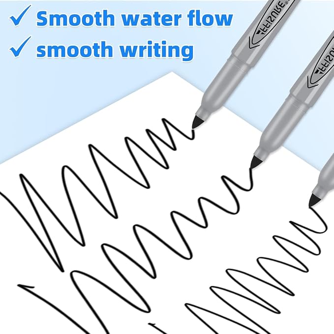 Permanent markers, 40 packs permanent markers bulk, quick drying in one second - Image 6