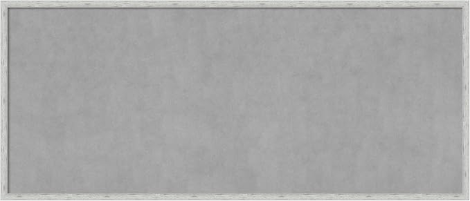 Amanti Art Silver Framed Magnetic Board 21x49 Oversize Vision Board by AmantiArt
