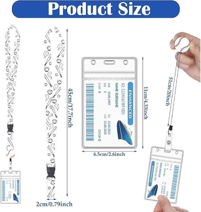 4-Pack Waterproof Retractable Lanyards - Image 2