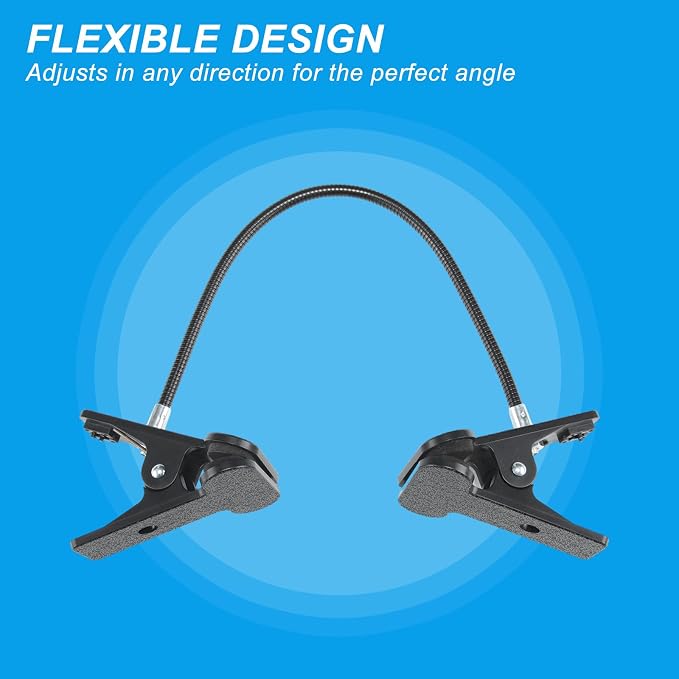 2 Pcs Paper Holder for Typing, Mini Clip On Document Holder Laptops and - Image 5