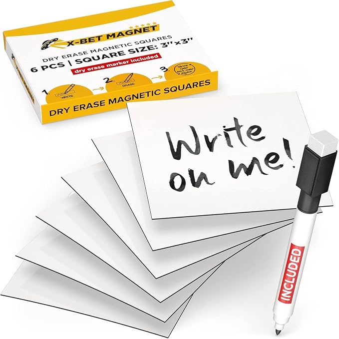 Dry Erase Magnetic Labels by X-betMAGNET