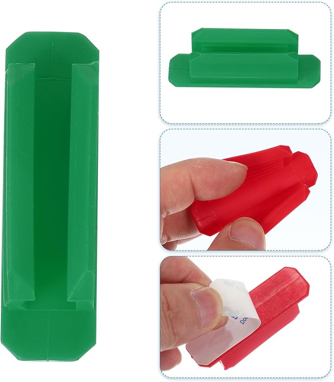 PATIKIL Pen Holder for Desk, 30 Pack Adhesive Pencil Holders Silicone Pencil - Image 3