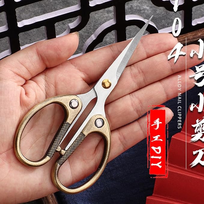 5" All Stainless Steel Office Scissors, Ultra Sharp Blade Shears, Sturdy Sharp - Image 4