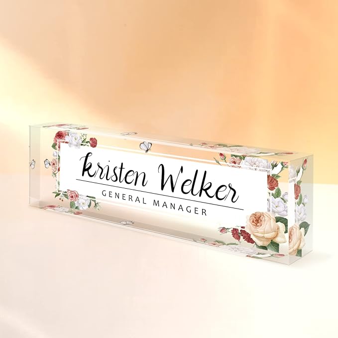 Desk Name Plate Personalized, Custom Name Plates - Image 2