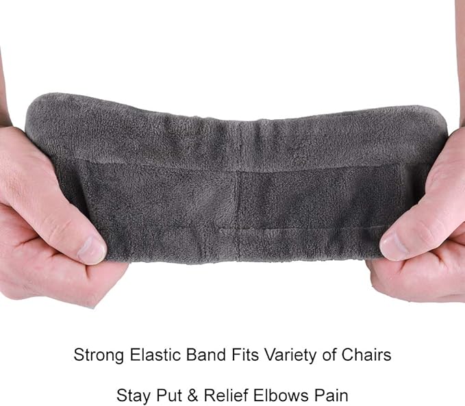 Aloudy Ergonomic Memory Foam Office Chair Armrest Pads, Comfy Gaming Chair Arm - Image 4
