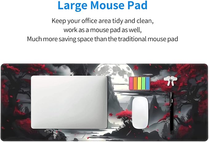 Gaming Mouse Pad Desk Pad, Extended Big Mouse Pad, 31.5x11.8 Inch Long Computer - Image 6