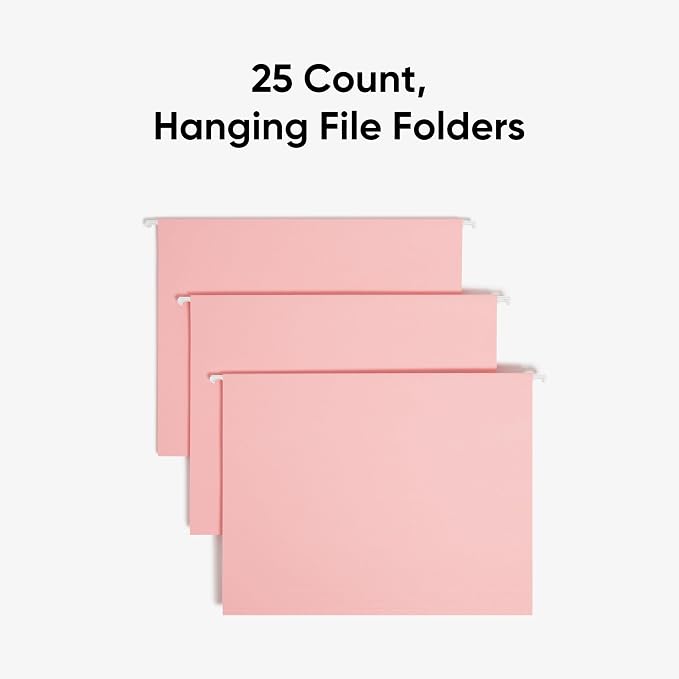 Smead Standard Hanging File Folders, 1/5-Cut Adjustable Tabs, Letter Size - Image 3