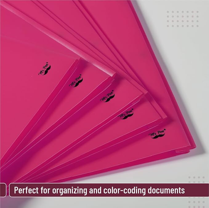 Mr. Pen- Plastic Folders with Pockets and Prongs, 48 Pack, Letter Size | Letter - Image 5