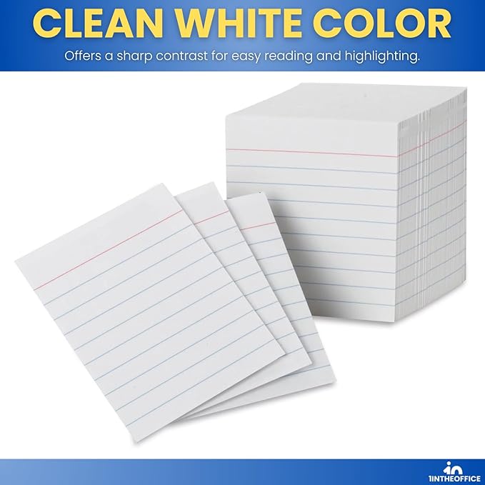 1InTheOffice Ruled Mini Index Cards 3 x 2.5 - Image 4