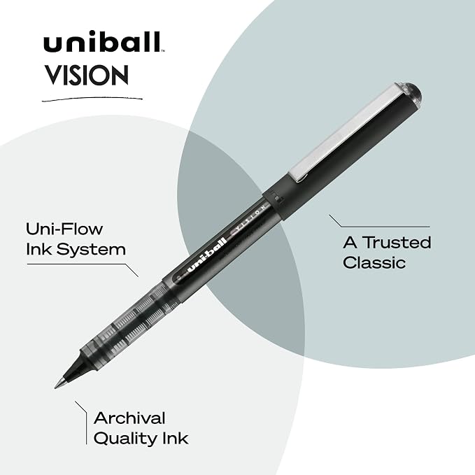Uniball Vision Rollerball Pen - Image 5