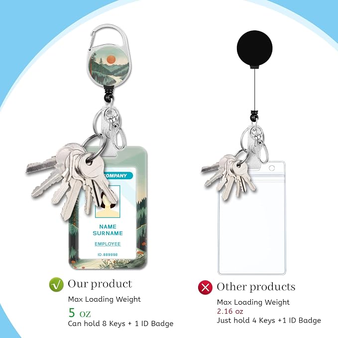 Hancynir Lanyards for Id Badges, Badge Holder - Image 5