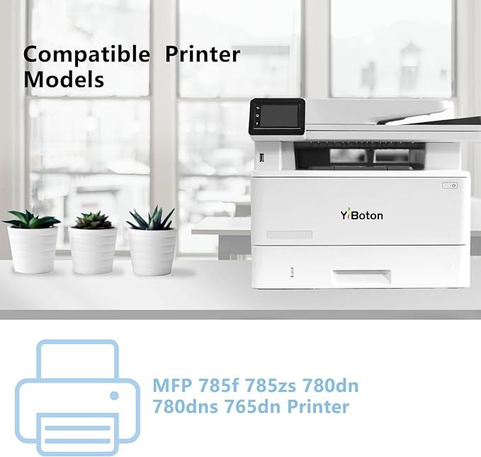 High Yield 982X Ink Cartridge with Chip T0B26A T0B27A T0B28A T0B29A Compatible for HP MFP 785f 785zs 780dn 780dns 765dn Printer Ink(4-Pack Black Cyan Magenta Yellow)-DeskLoop Office