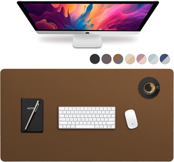 Vine Creations Leather Desk Pad by VineCreations