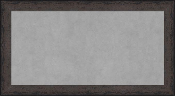 Amanti Art Black Framed Magnetic Board 15x27 Small Vision Board by AmantiArt