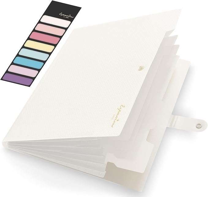 Sooez Accordion File Organizer, Letter Size Expanding File Folder by Sooez