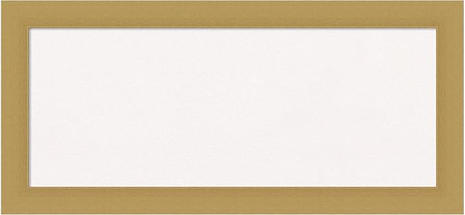 Amanti Art White Cork Board for Wall, 16x34 Vision Board with Gold Frame, Medium Corkboard Office Decor for Home Organization, Casual Corkboard Pinboard to display items for home organization-DeskLoop Office