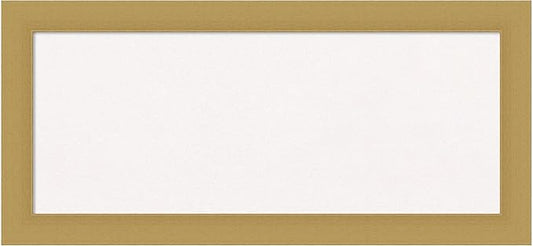 Amanti Art White Cork Board for Wall, 16x34 Vision Board with Gold Frame, Medium Corkboard Office Decor for Home Organization, Casual Corkboard Pinboard to display items for home organization-DeskLoop Office