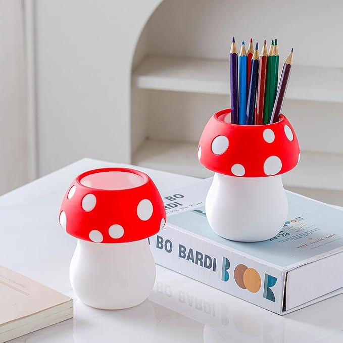 Silicone Pen Holder Cactus Pencil Holder Cute Pens Cup - Image 4