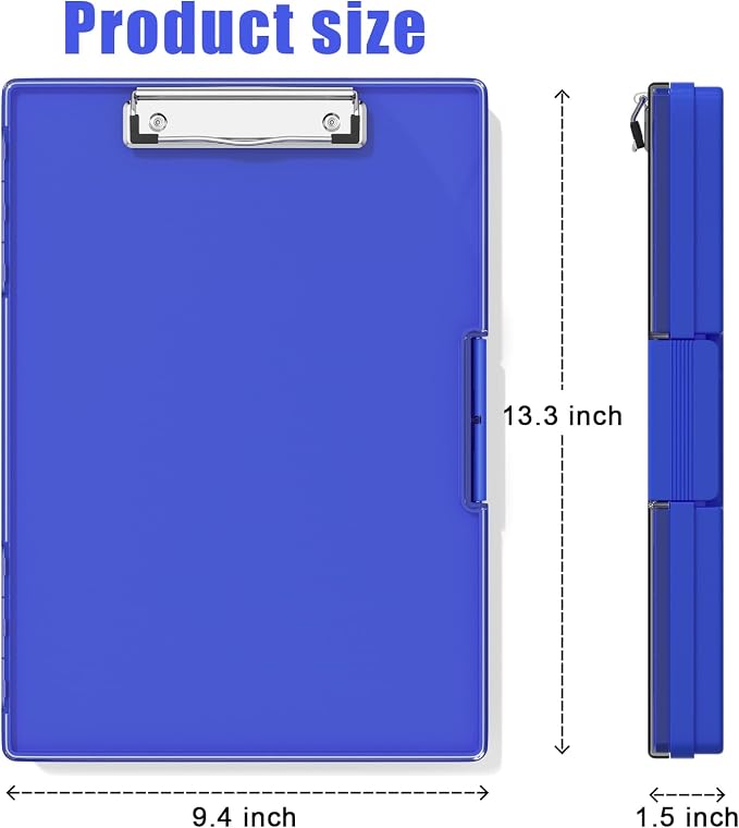 Hongri Clipboard with Storage, Heavy Duty with Dual Compartment, Smooth Writing - Image 2