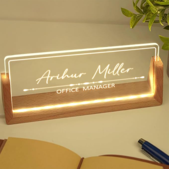 Custom Name Plate for Desk - Image 4