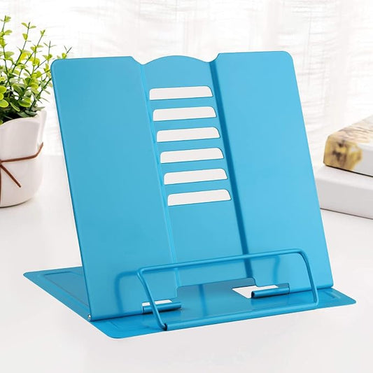 MSDADA Book Stand Metal Reading Rest Book Holder Adjustable Cookbook Documents by ColoryourlifewithMSDADA